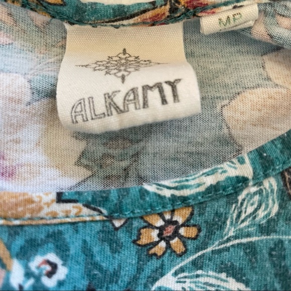 Alkamy Blue Flutter Sleeve Tee - Picture 3 of 7